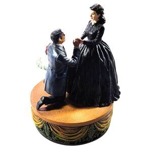 Music box Gone With The Wind Music Box Rhett Scarlett trinket holder proposal